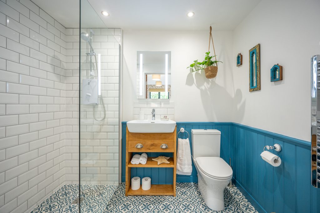 Bathroom at the Sailmakers View, Wye Valley