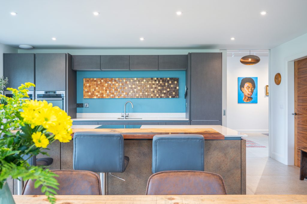 Interior of The Grain Barn, Tibberton, Gloucestershire