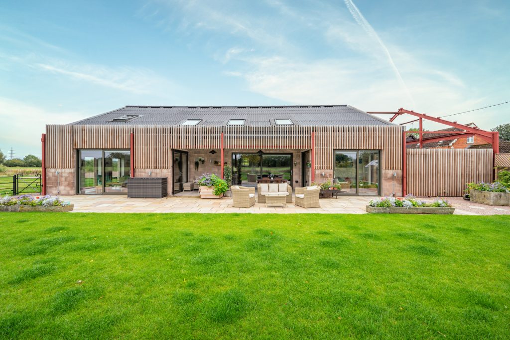 Exterior of The Grain Barn, Tibberton, Gloucestershire