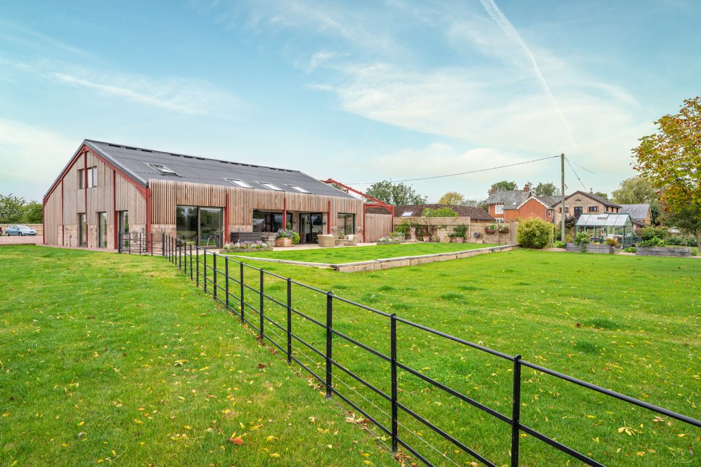 Exterior of The Grain Barn, Tibberton, Gloucestershire