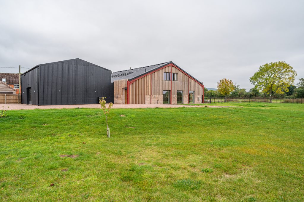 Exterior of The Grain Barn, Tibberton, Gloucestershire
