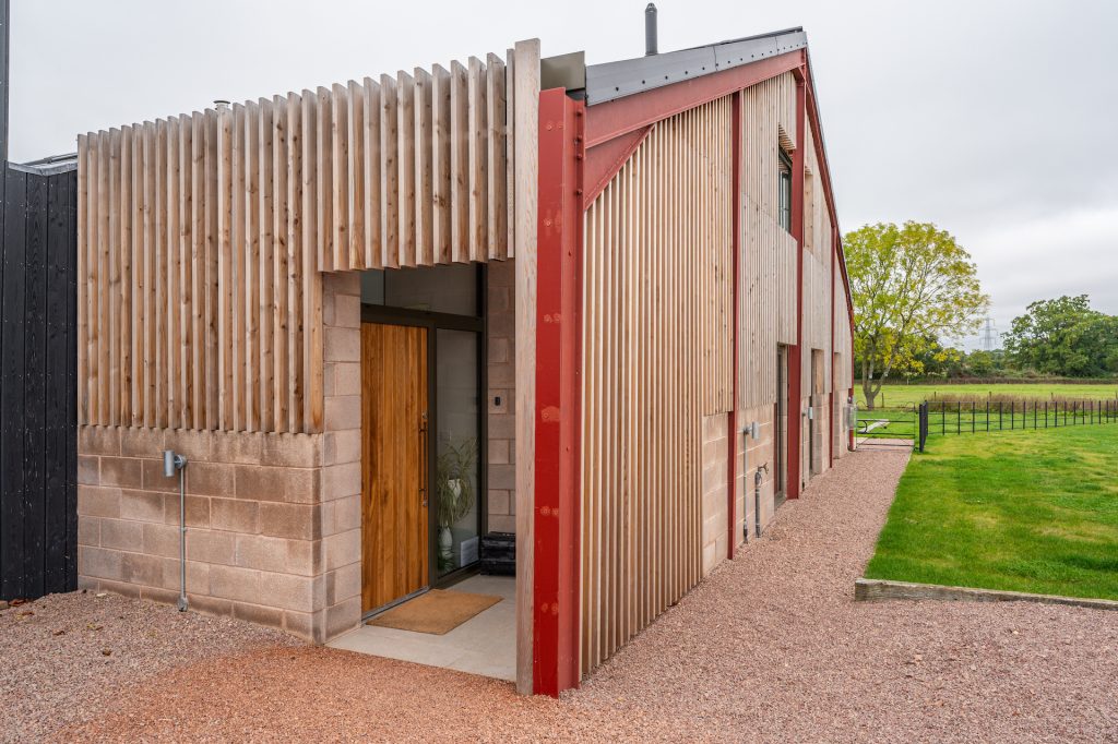 Exterior of The Grain Barn, Tibberton, Gloucestershire