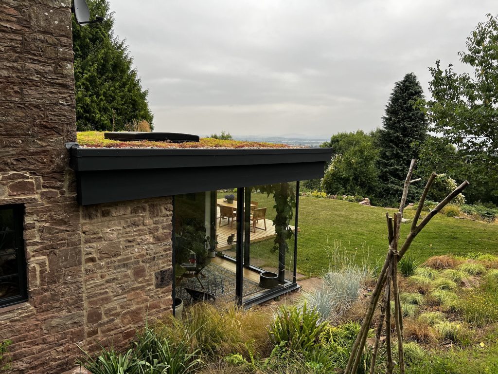 Exterior of Cherry Tree showing new extension