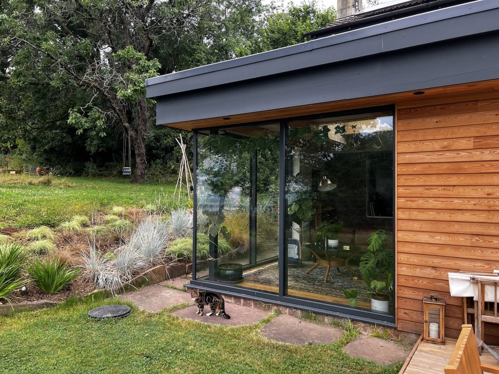 Exterior of Cherry Tree showing new extension