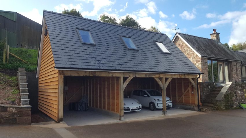 Oak Framed Garage